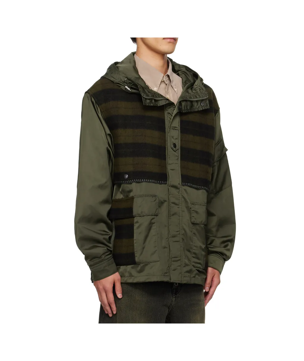 Check Layered Jacket