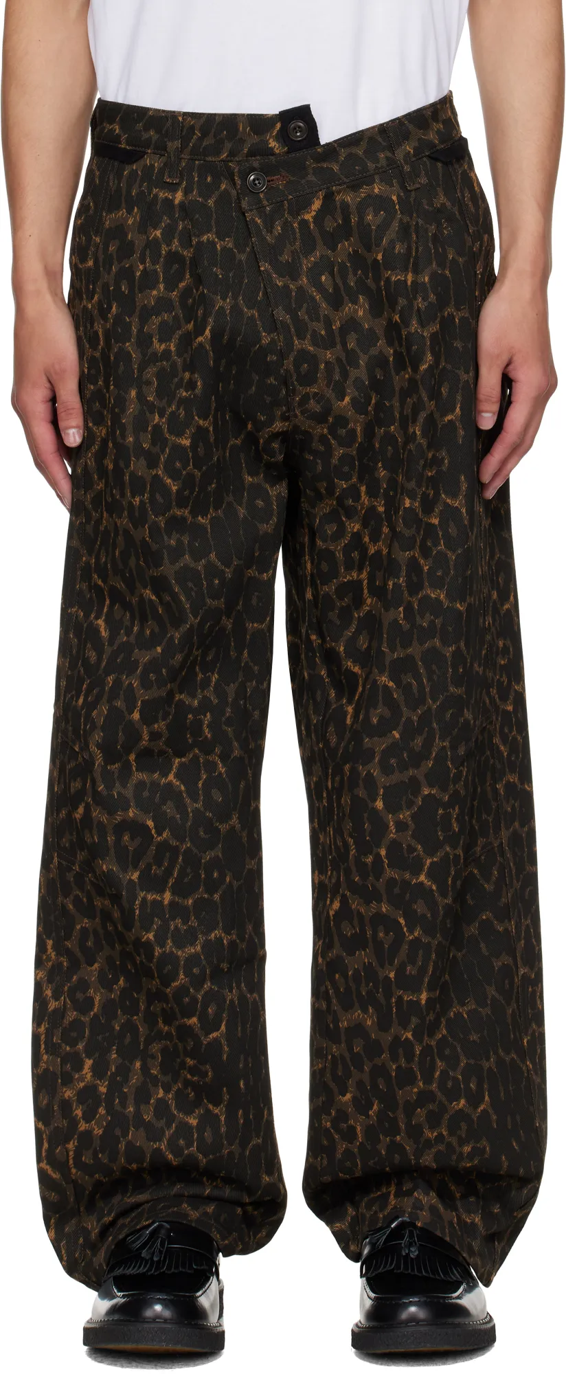 Crossover Carpenter Wide-Leg Jeans