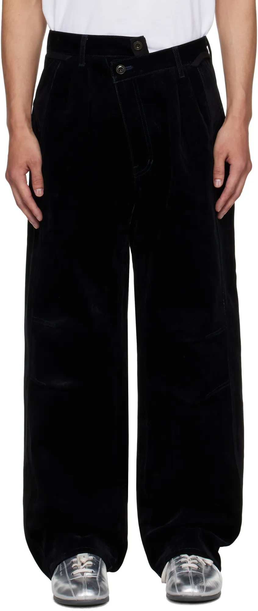 Crossover Carpenter Wide-Leg Track Pants