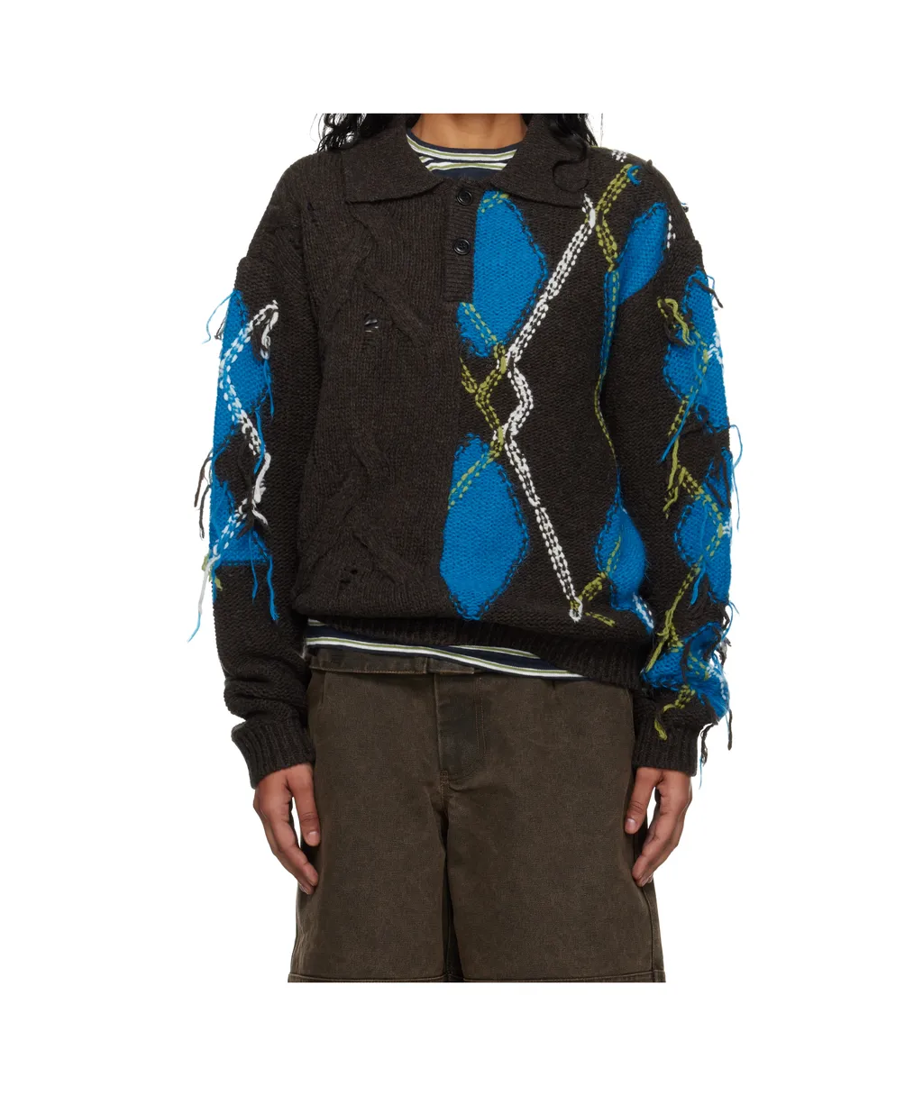 Argyle Fisherman Sweater