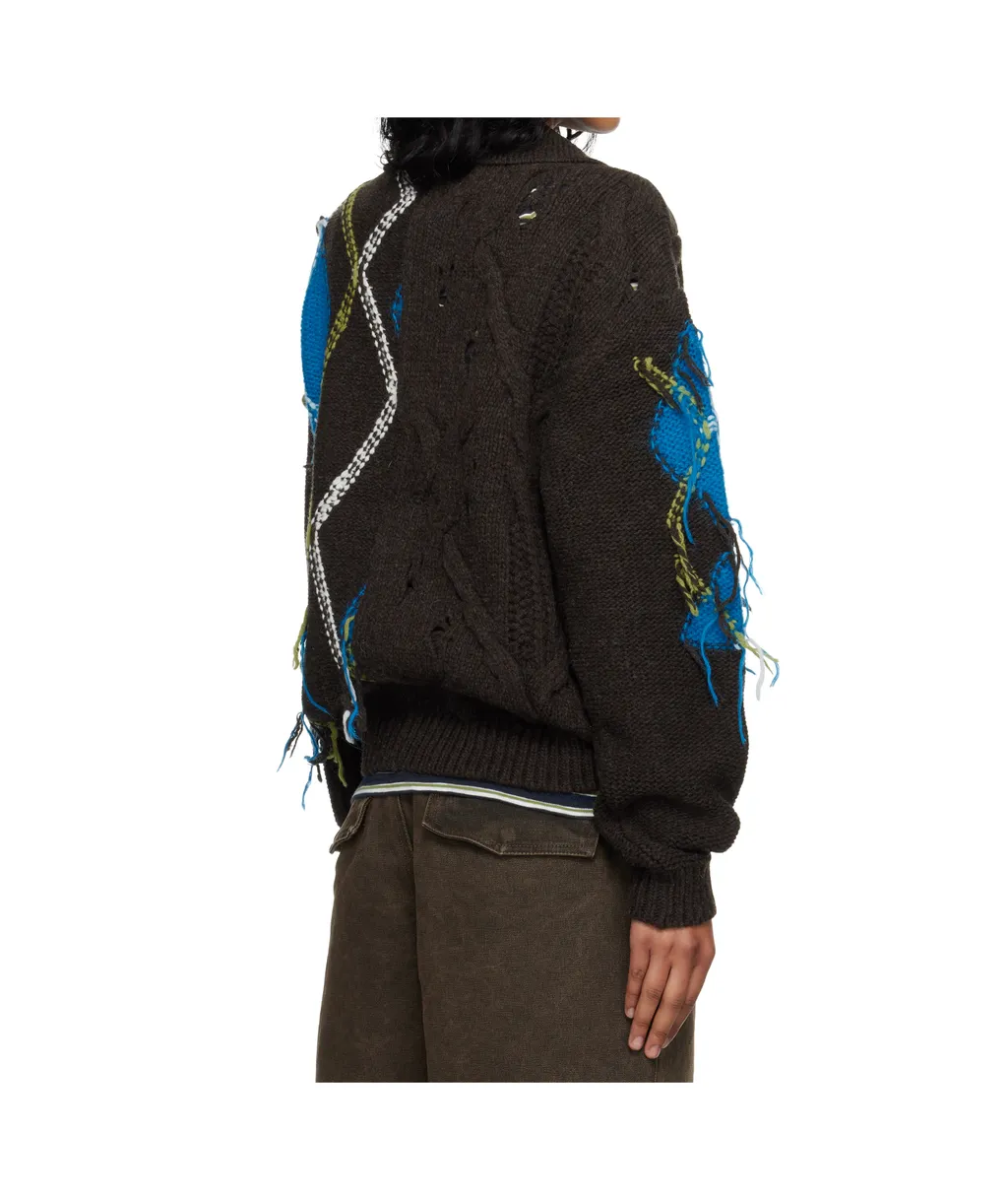 Argyle Fisherman Sweater