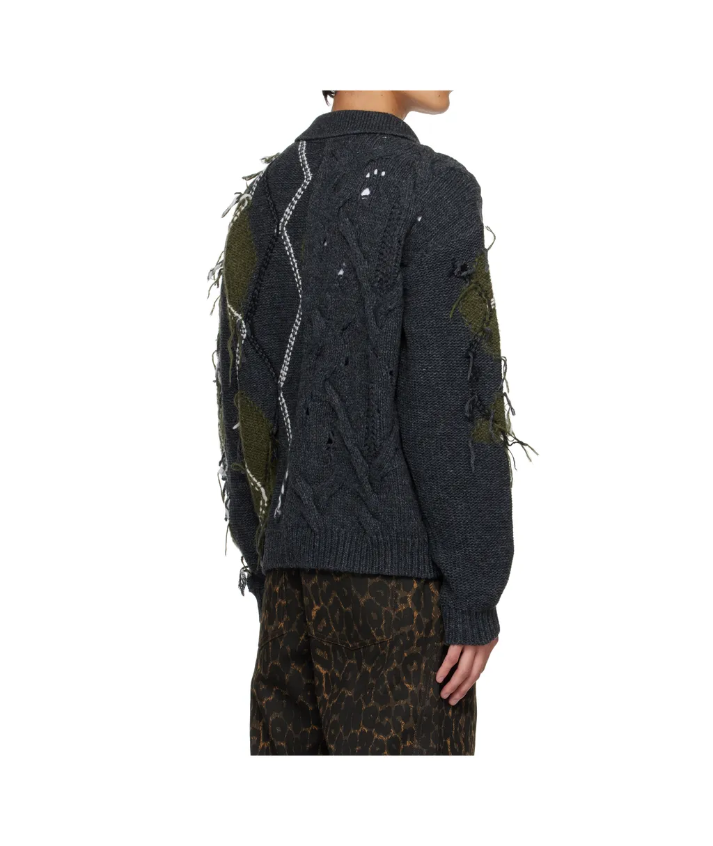 Argyle Fisherman Sweater