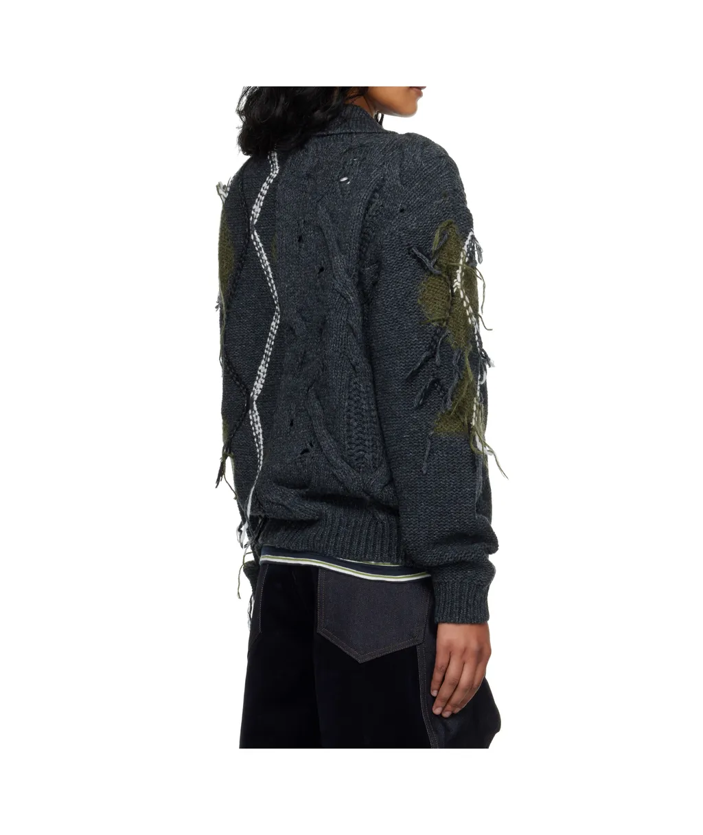 Argyle Fisherman Sweater