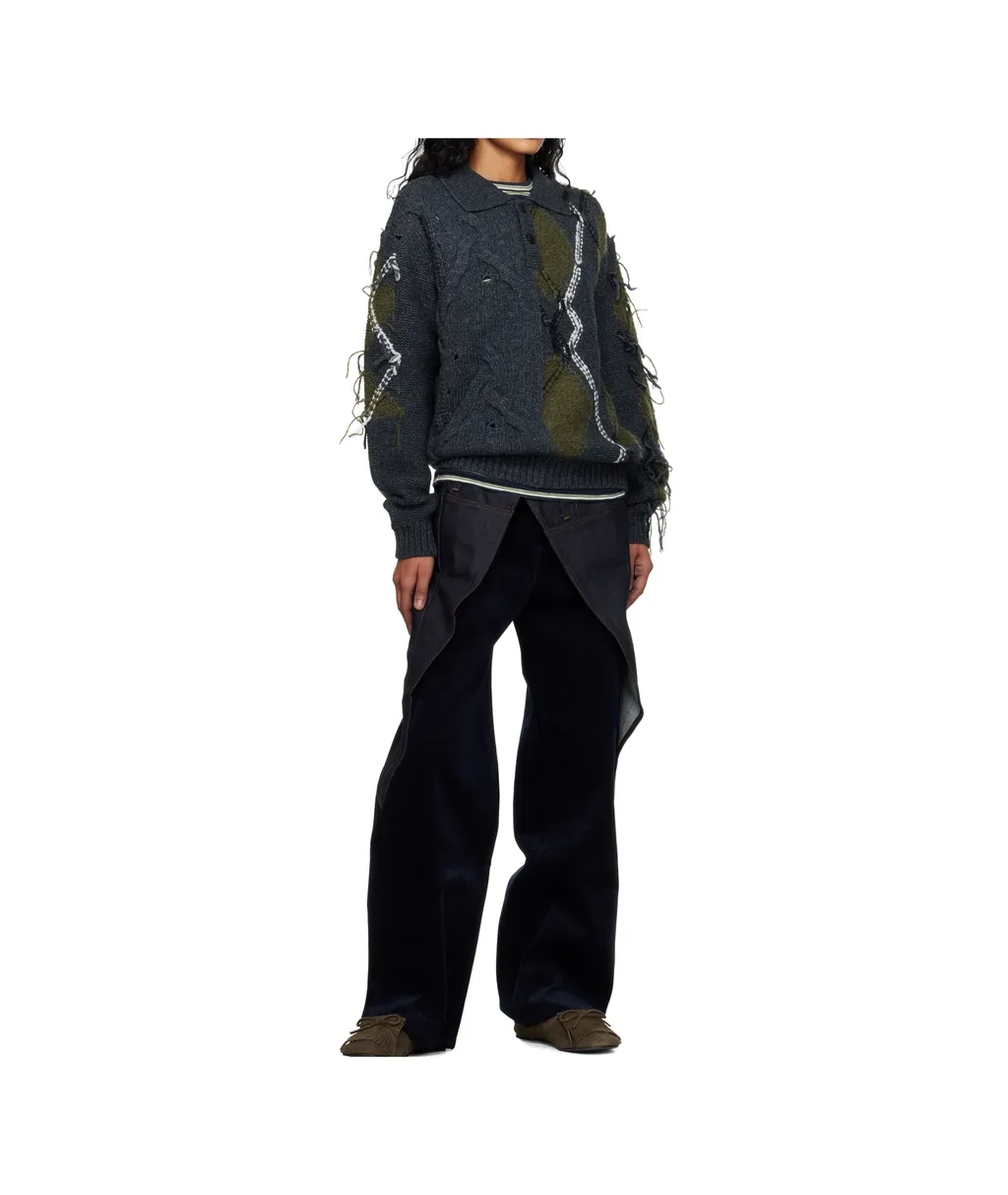 Argyle Fisherman Sweater
