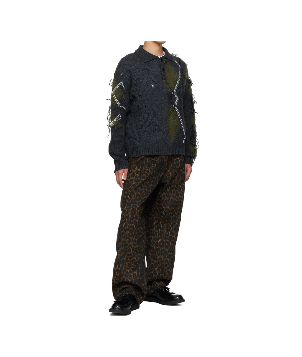 Argyle Fisherman Sweater