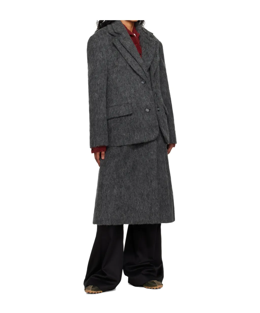 Layered Blazer Coat