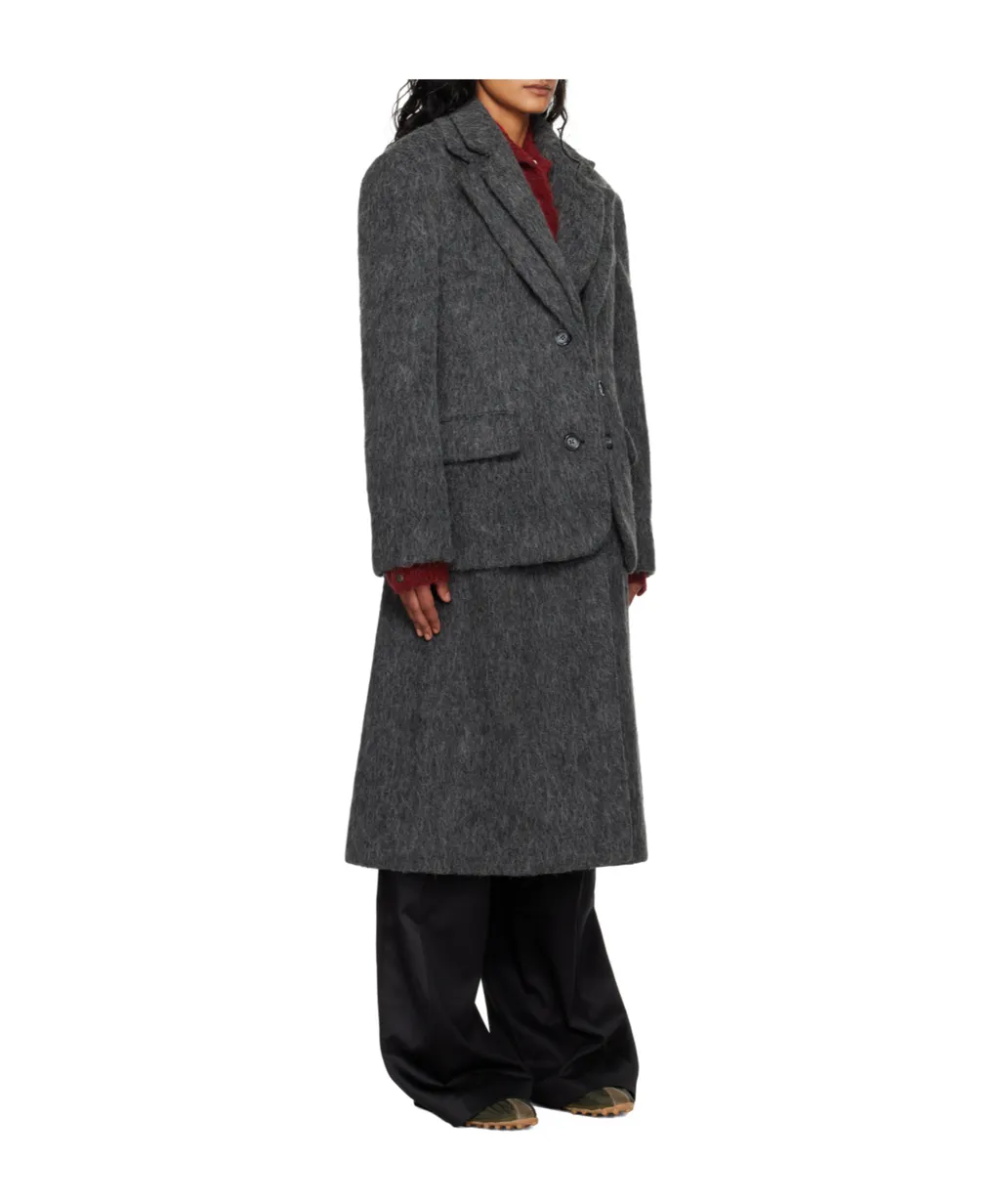 Layered Blazer Coat