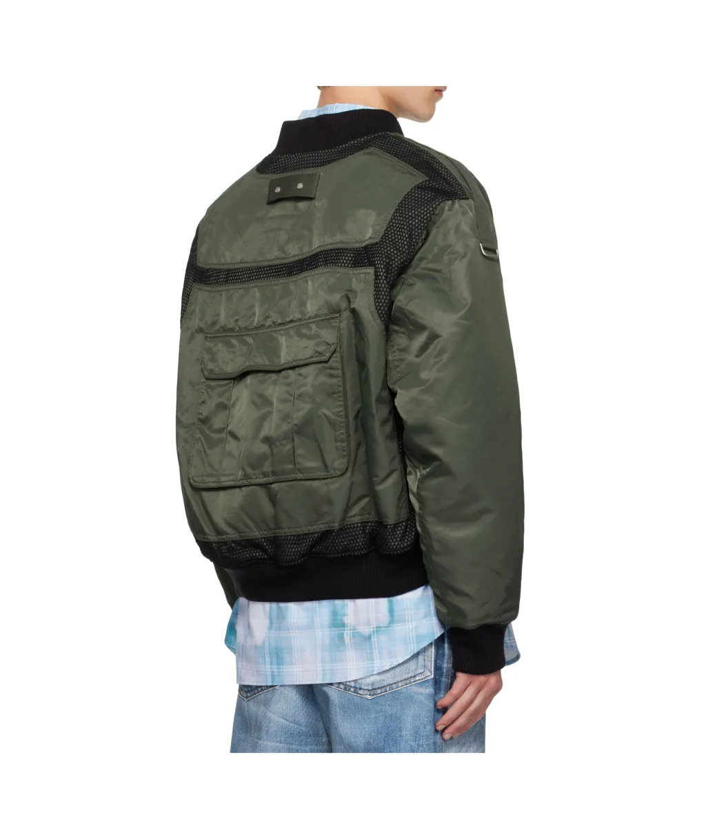 Flight Layered Washed Bomber Jacket