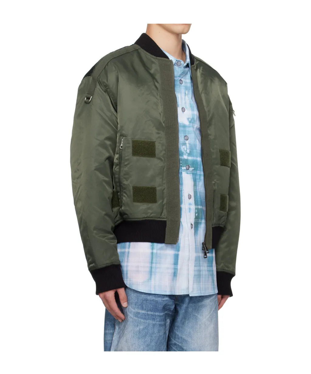 Flight Layered Washed Bomber Jacket