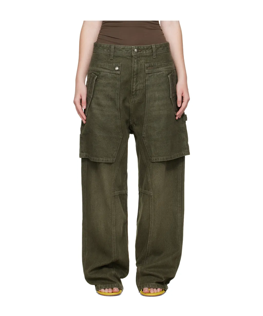 Raptor Layered Wide-Leg Jeans