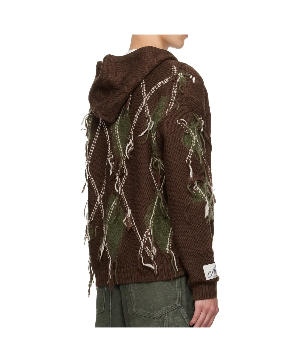 Diamond Bucket Zip Hoodie