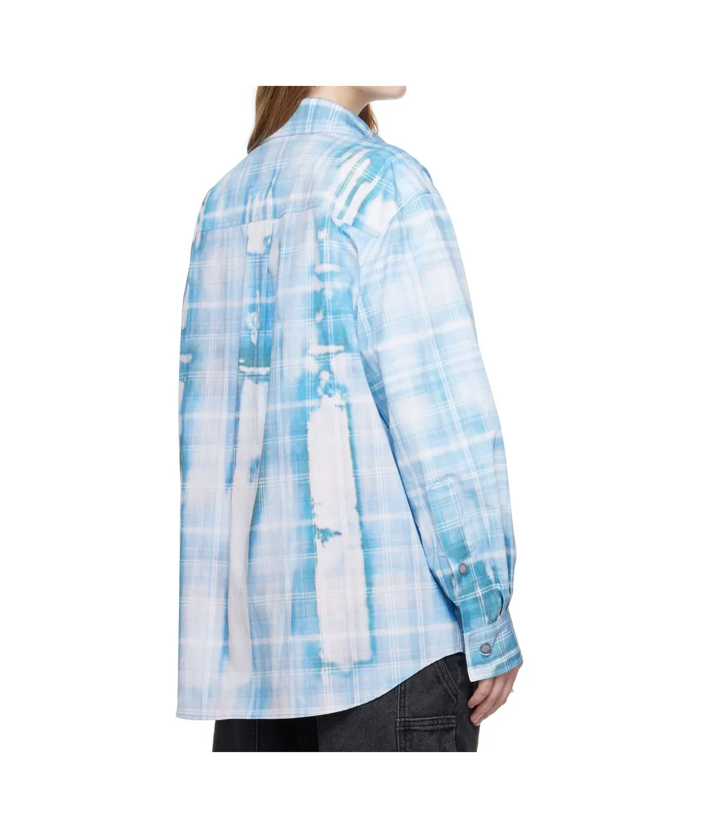 Trompe L'oeil Printed Check Shirt