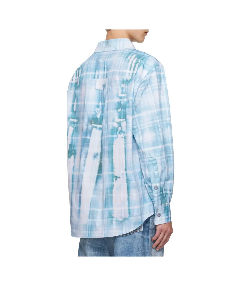 Trompe L'oeil Printed Check Shirt