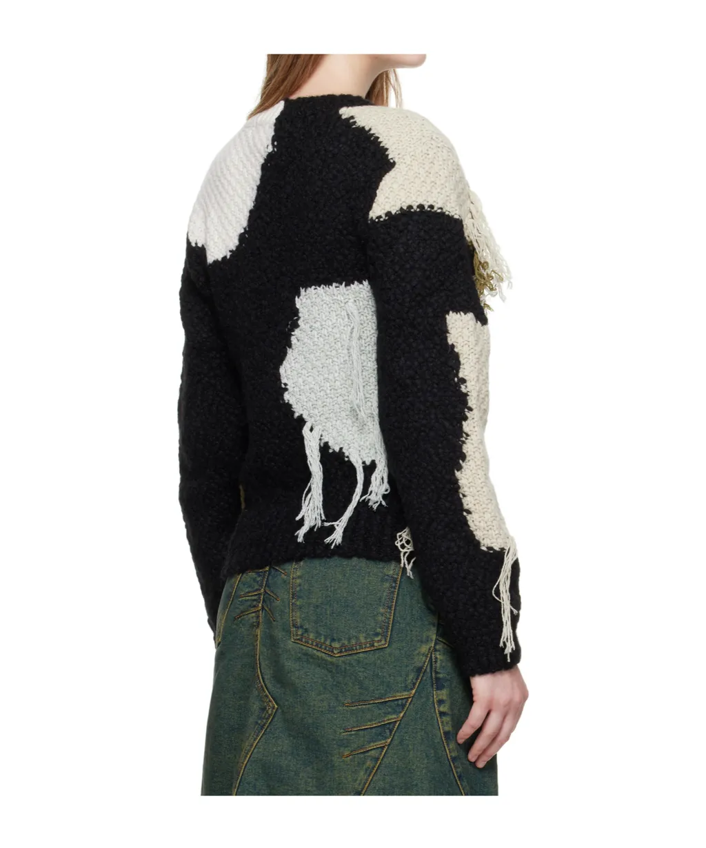 Sylvia Abstract Patchwork Sweater