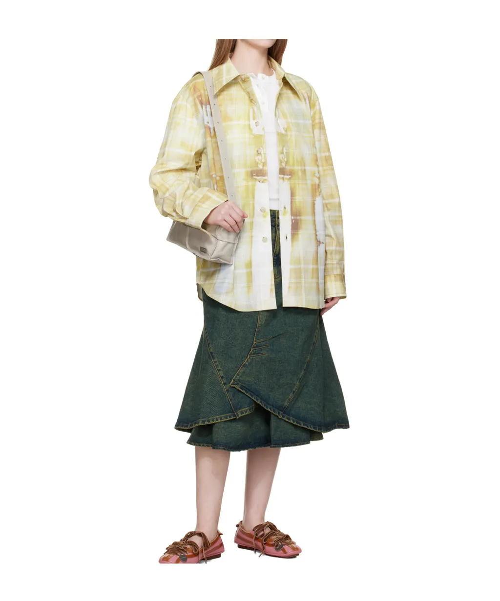 Trompe L'oeil Printed Check Shirt