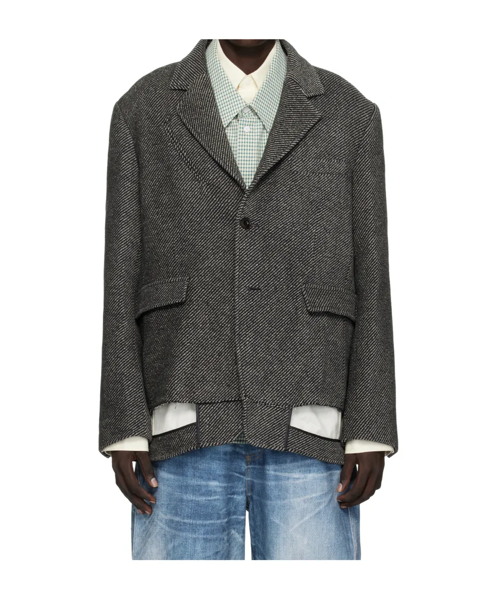 Inside Out Wool Blazer
