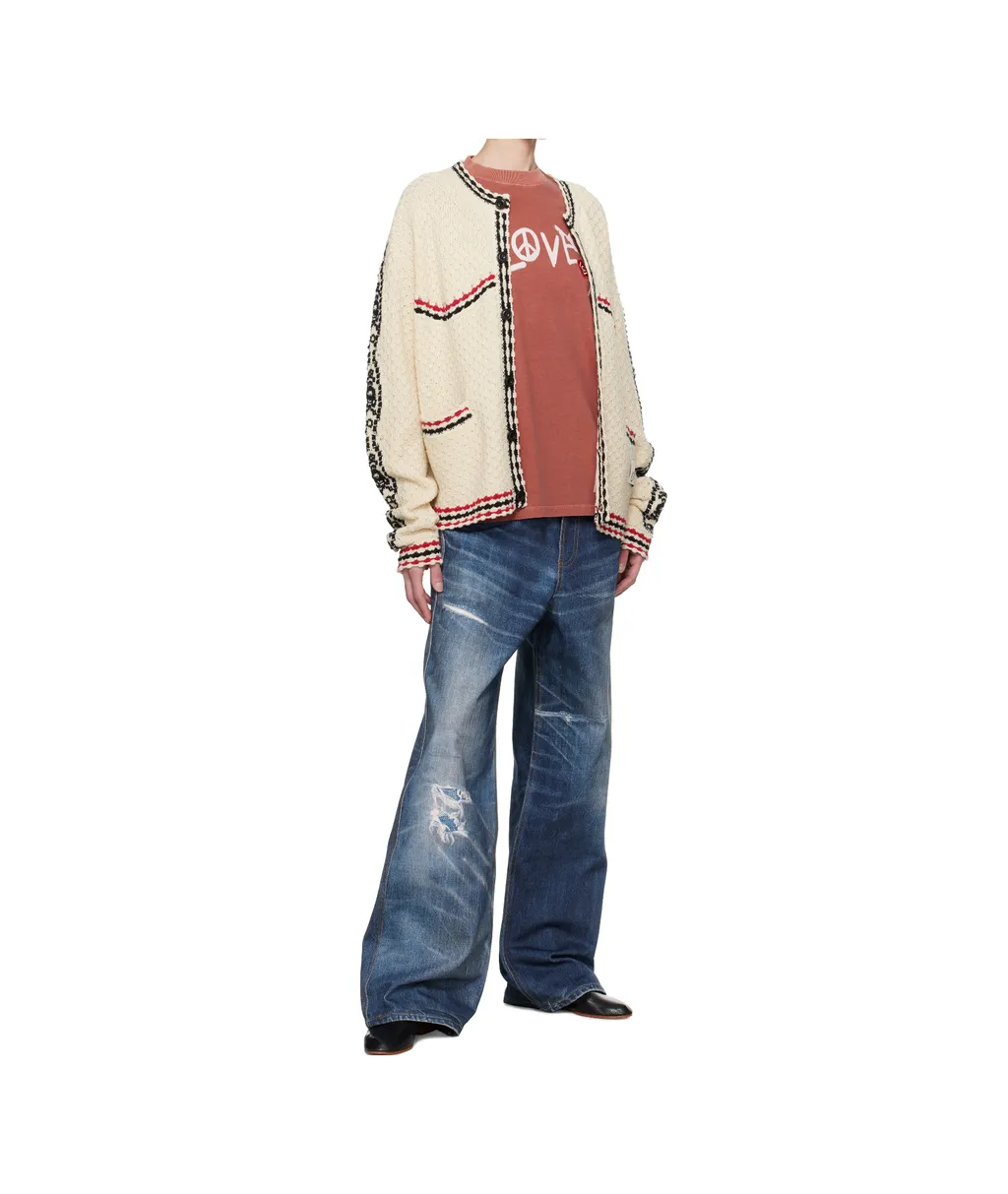 Fantasia Round-Neck Cardigan