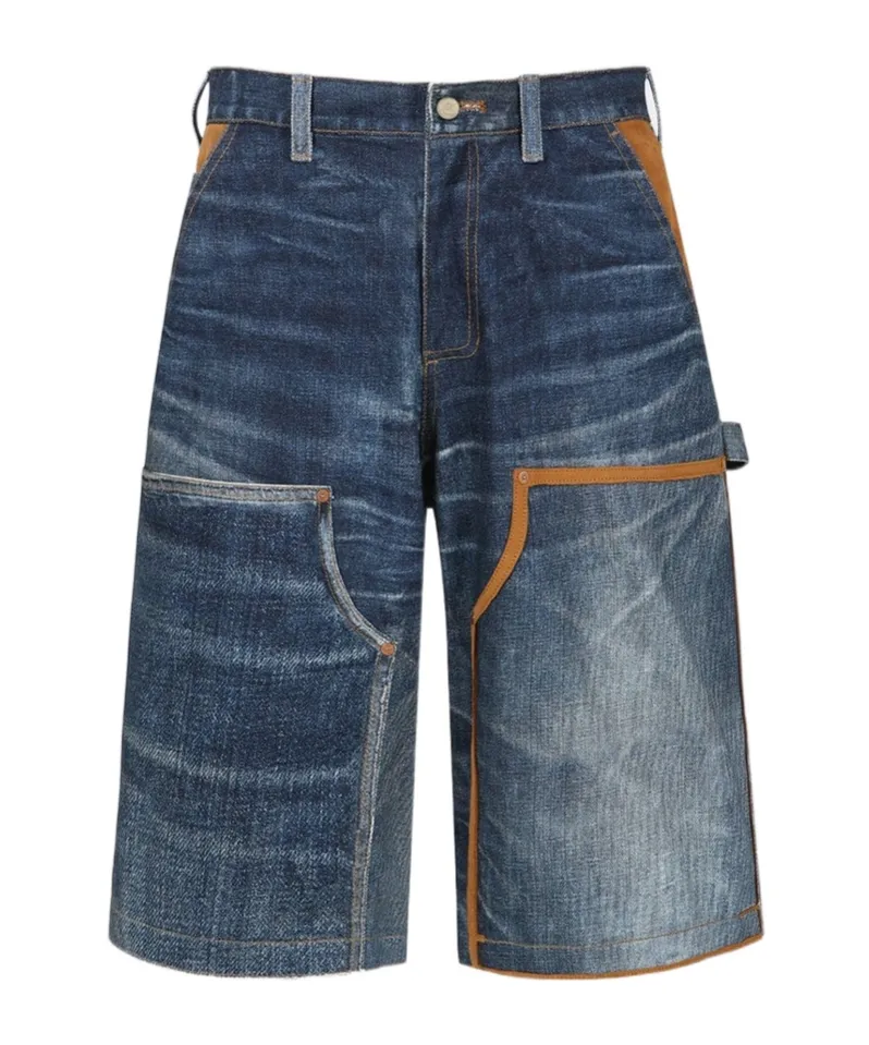 Cotton Denim Shorts