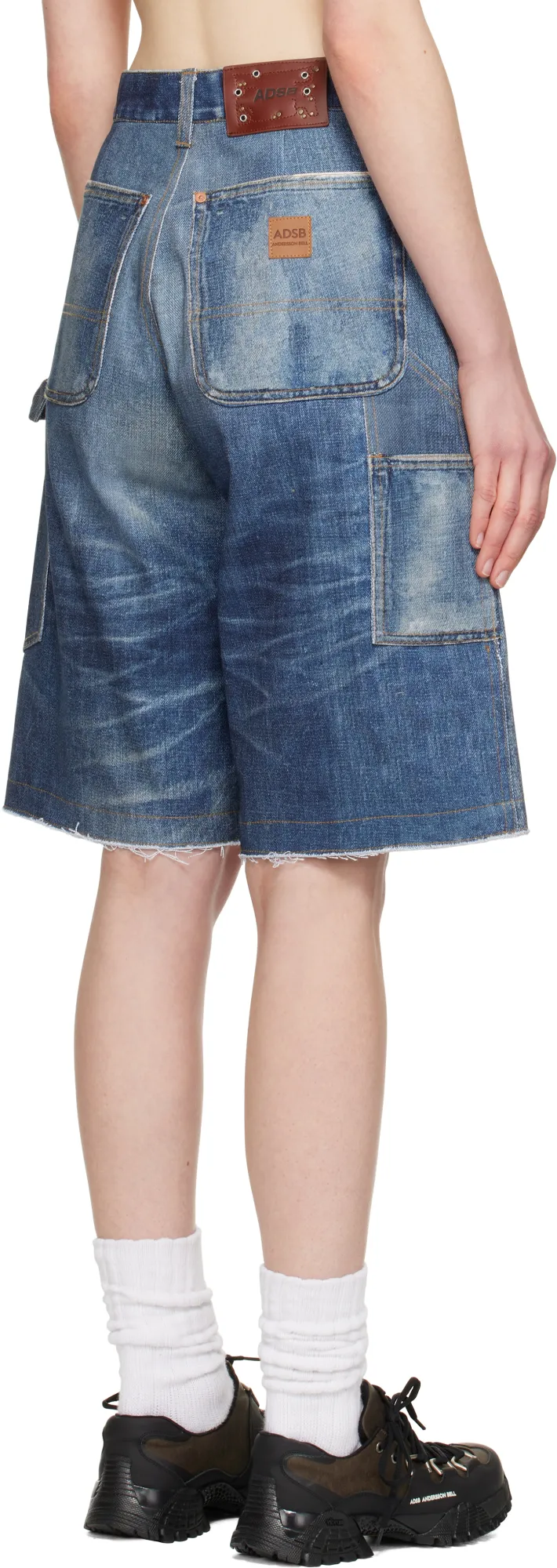 Cotton Denim Shorts