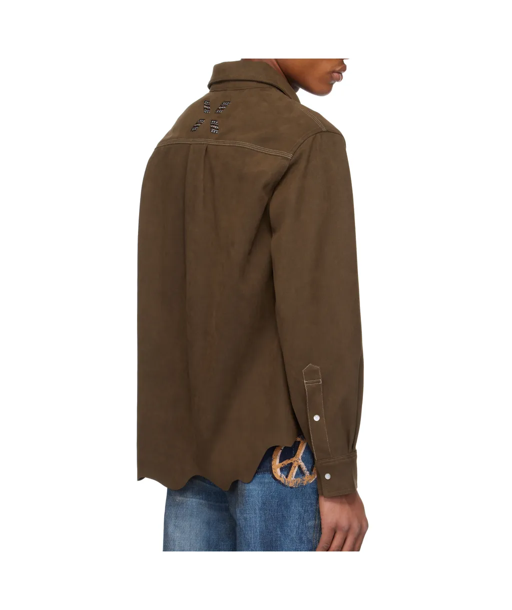 Embroidered Yoke Shirt