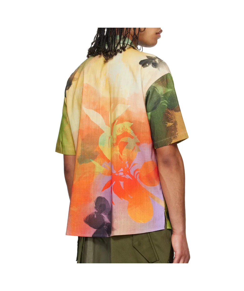 Rhino Tie Dye Print Shirt