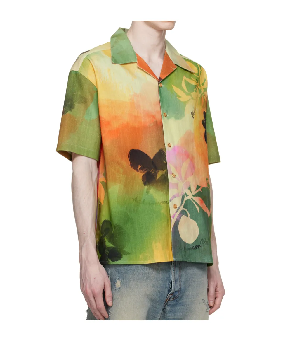 Rhino Tie Dye Print Shirt