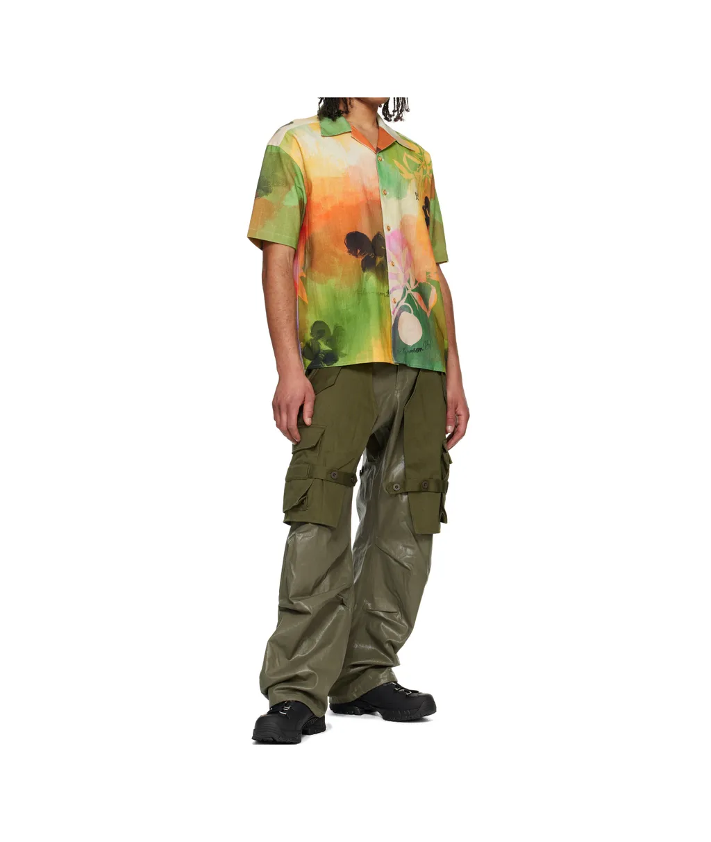 Rhino Tie Dye Print Shirt