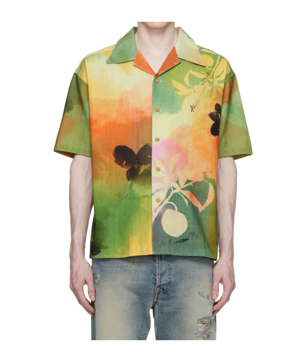Rhino Tie Dye Print Shirt
