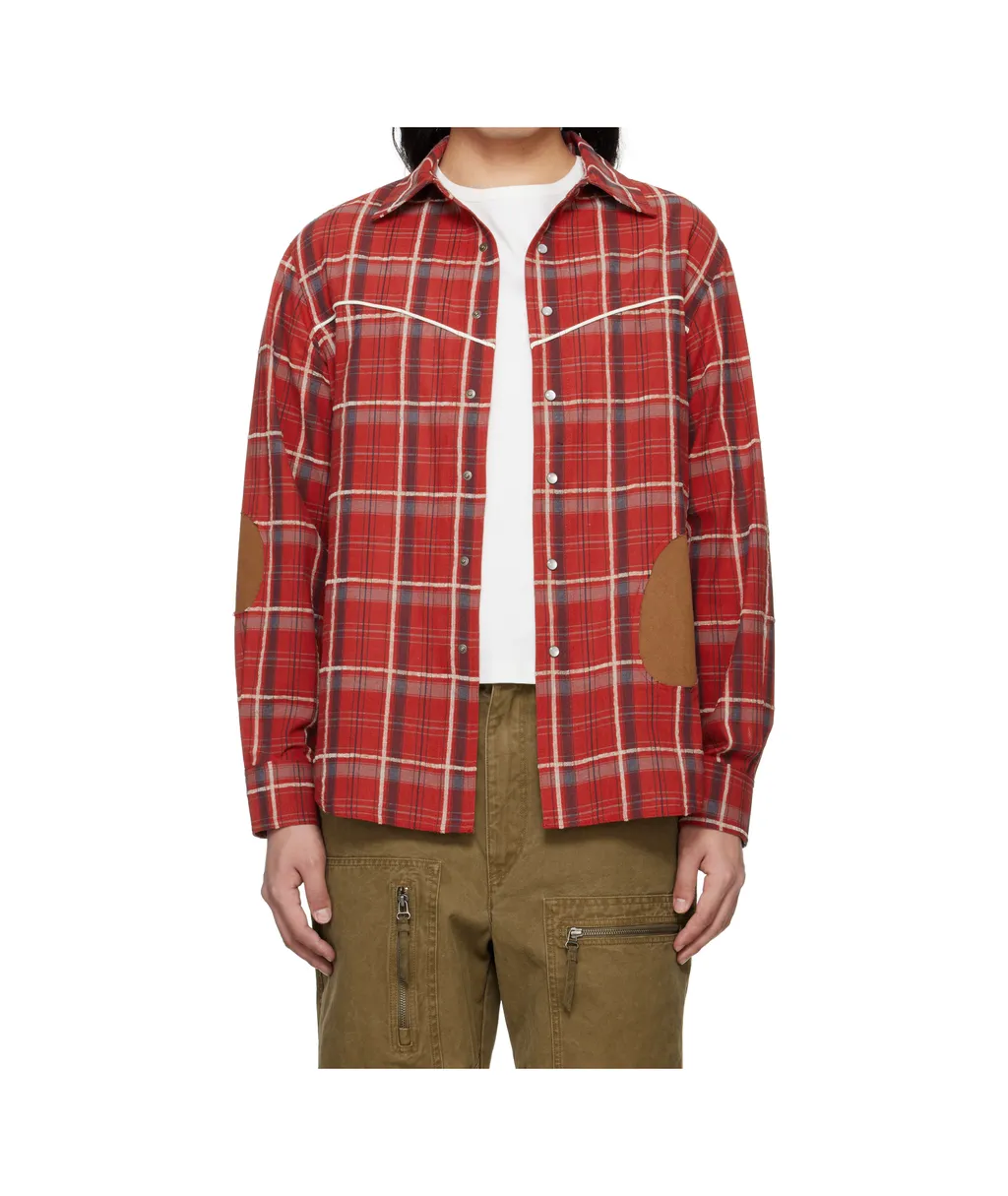 Noah Patch Checked Shirt