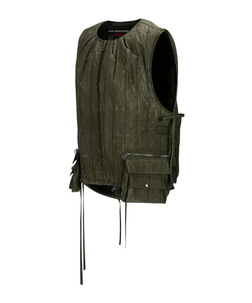 Wax-Coated Padded Vest