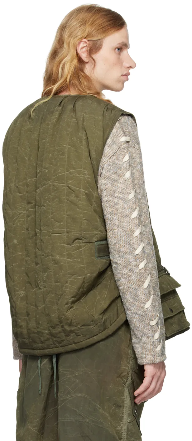 Wax-Coated Padded Vest
