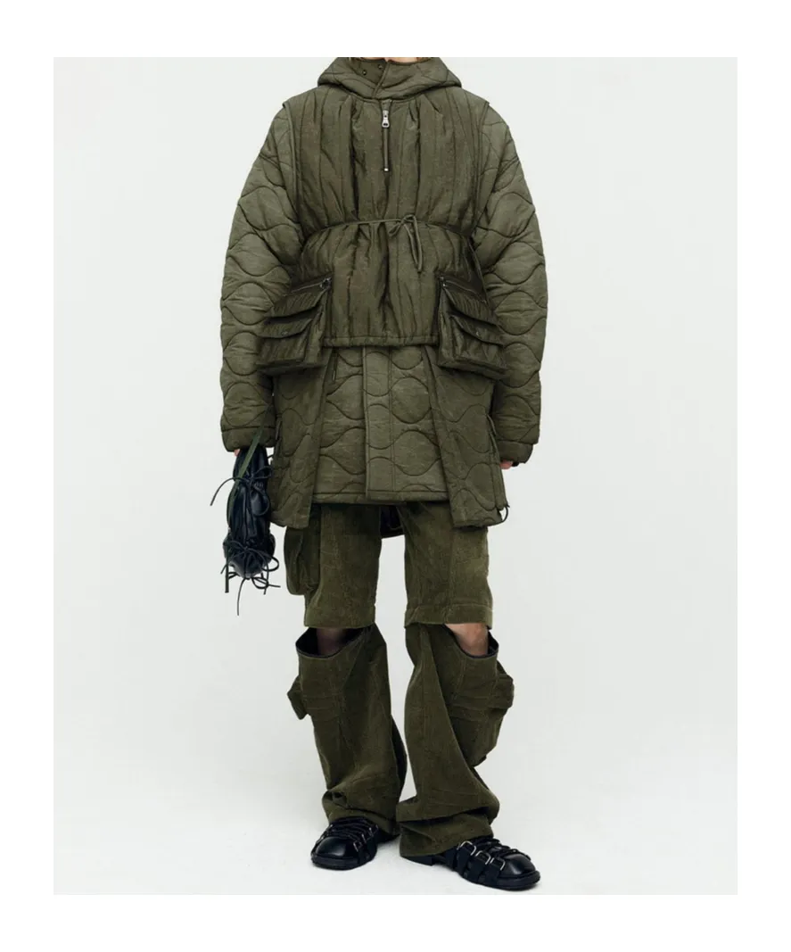 Wax-Coated Padded Vest