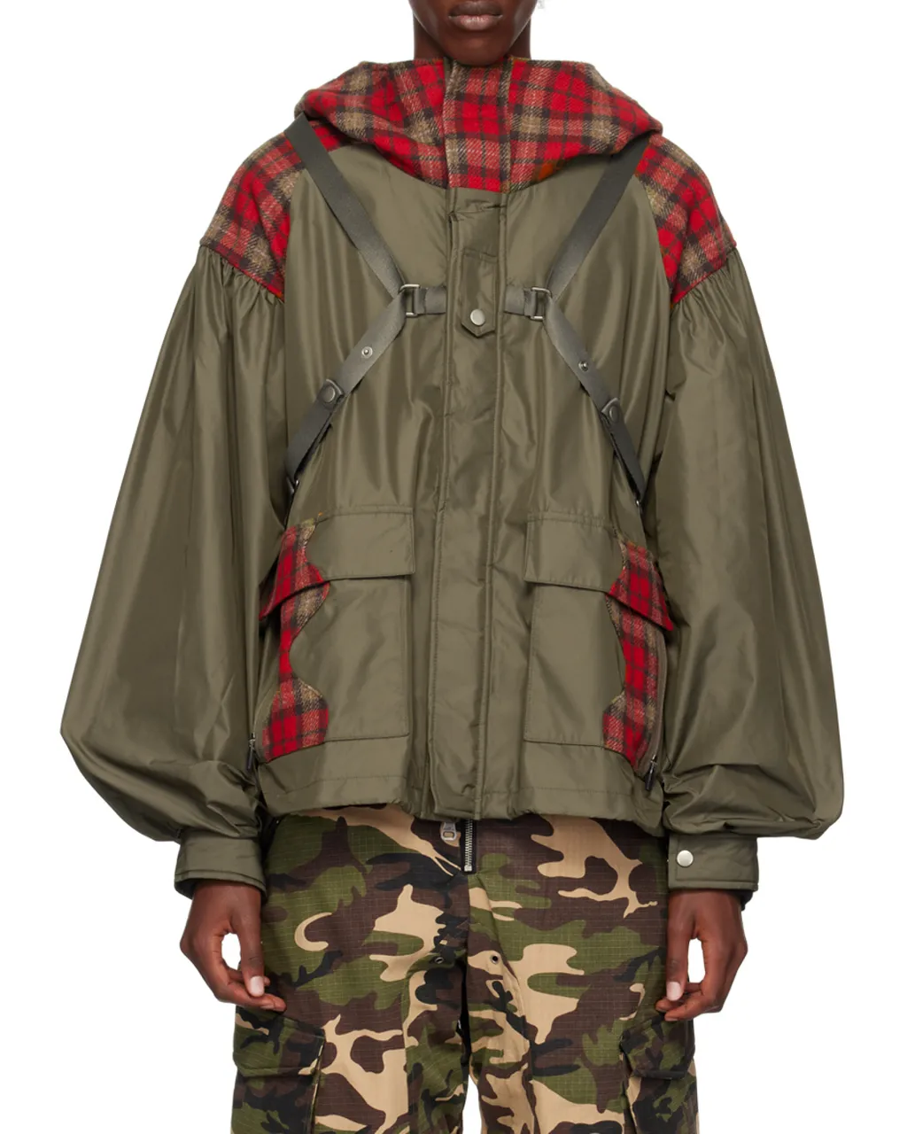 Harness Puff-Sleeve Jacket