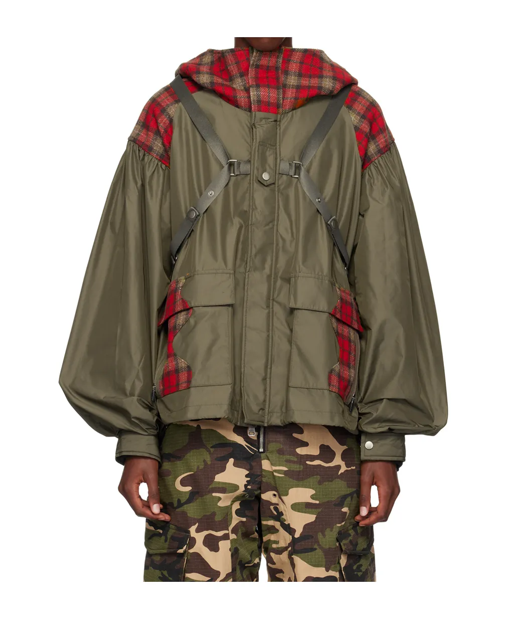 Harness Puff-Sleeve Jacket