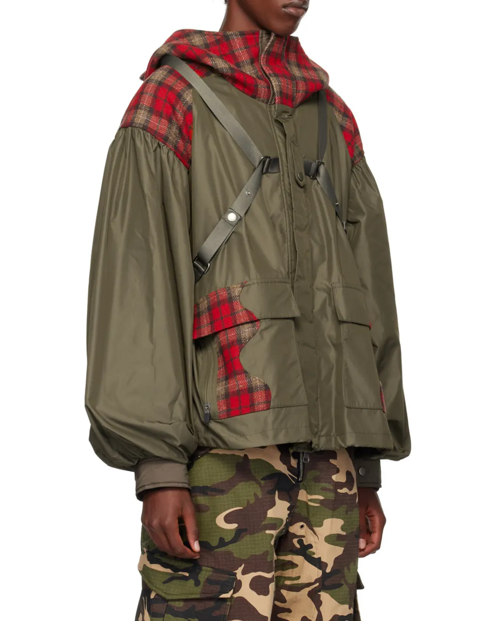 Harness Puff-Sleeve Jacket
