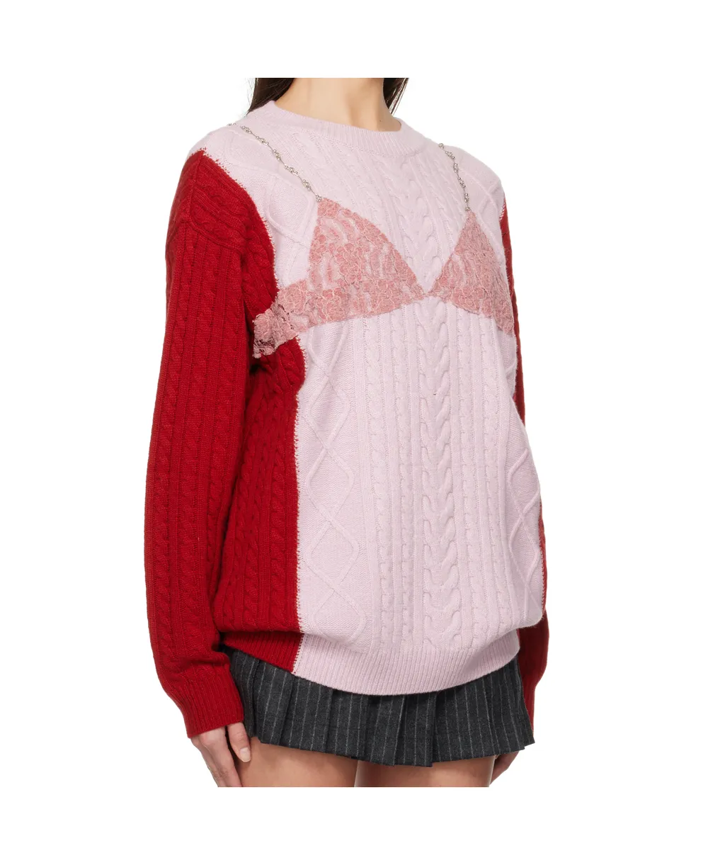Twisted Knitted Sweater
