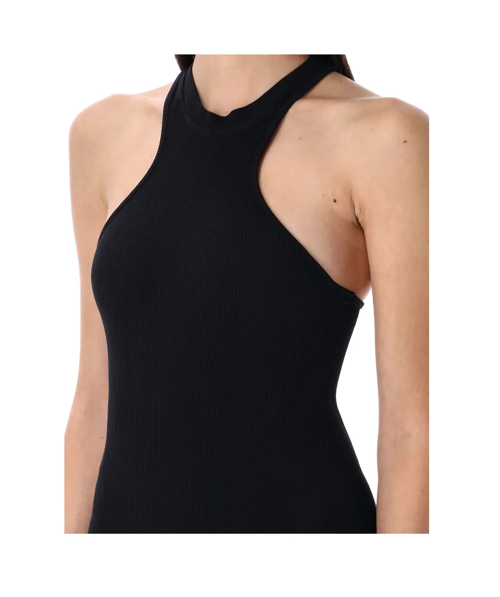Ribbed Jersey Sleeveless Top