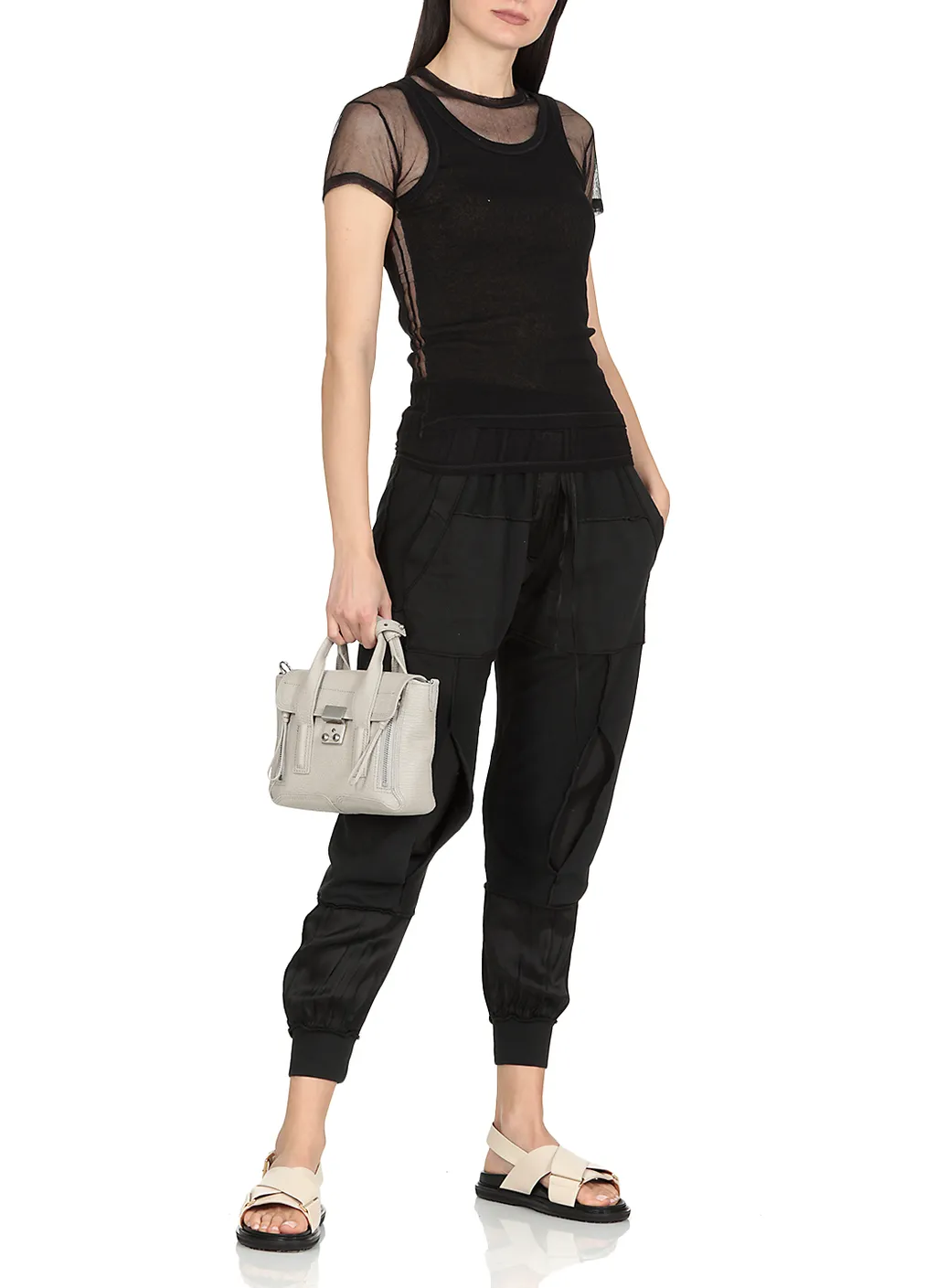 Translucent Short-Sleeved T-Shirt