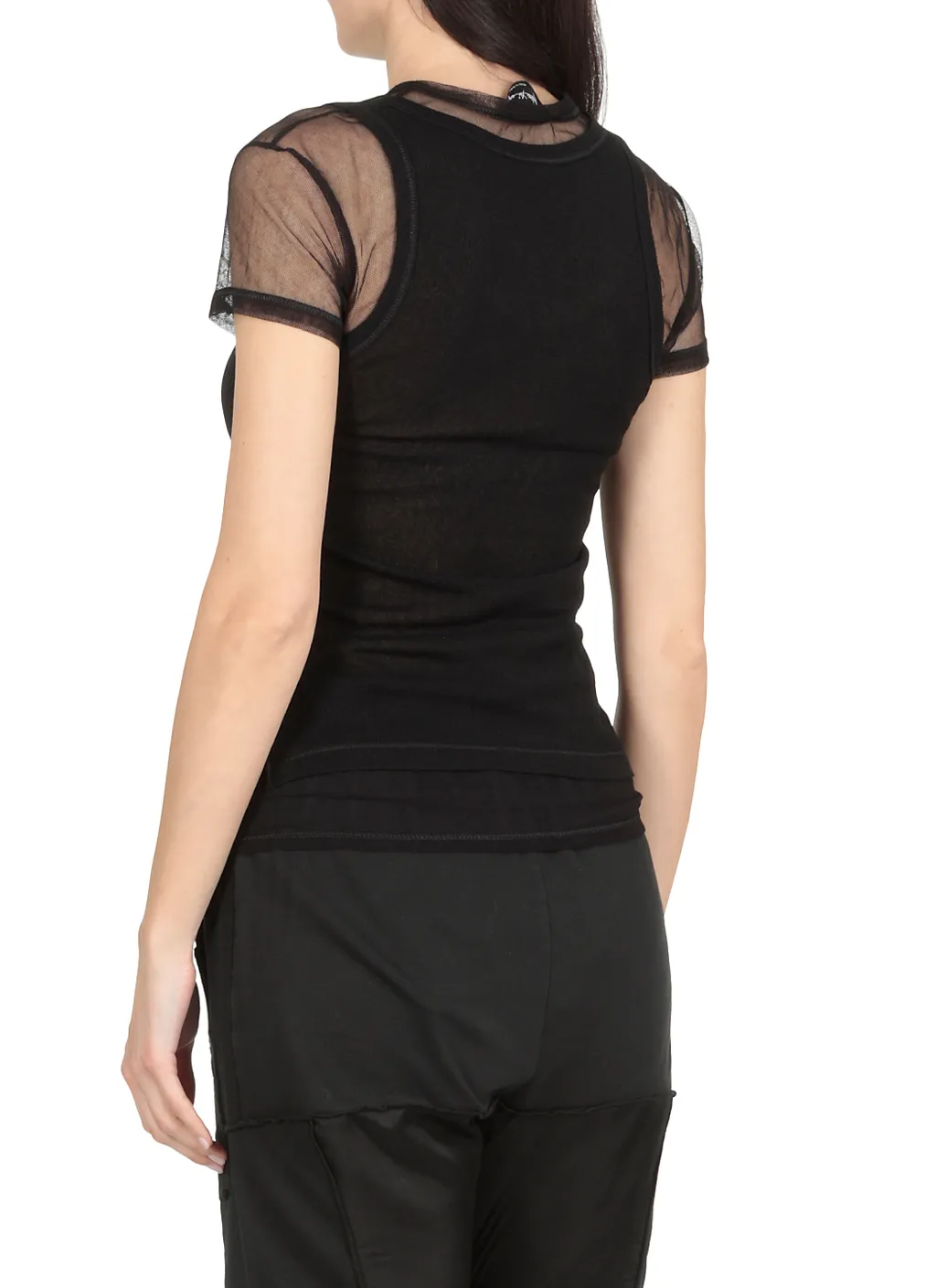 Translucent Short-Sleeved T-Shirt