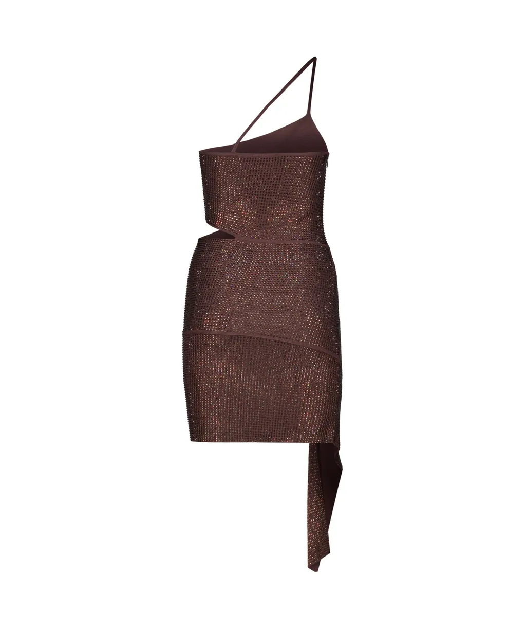 Embellished Mini Dress