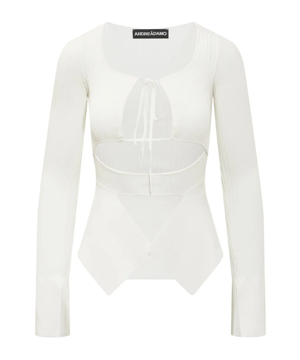 Asymmetrical Hollow Top