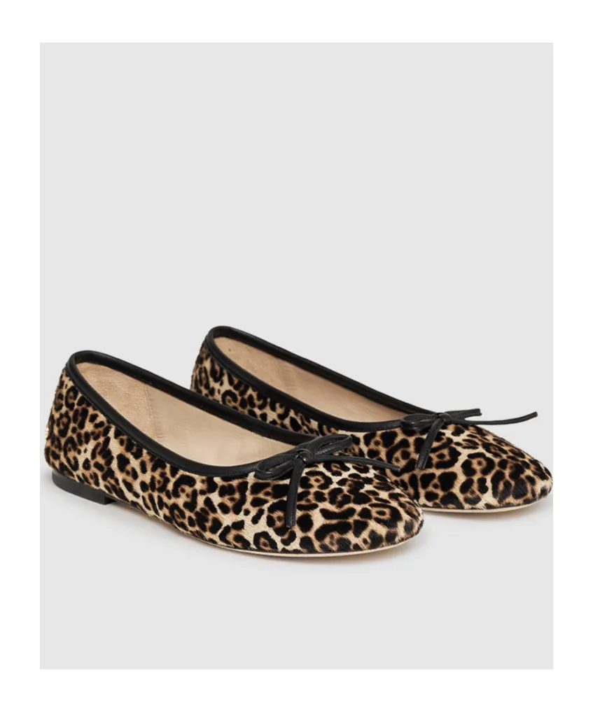 Jamie Leopard Pattern Flats