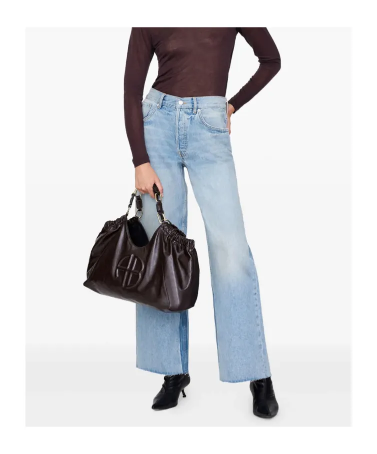 Logo Embossed Medium Kate Tote Bag
