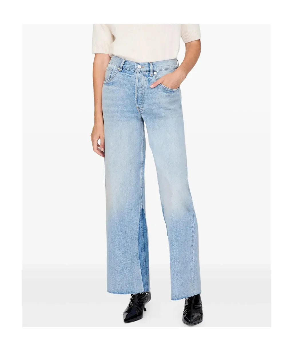 Manon Frayed-Hem Jeans