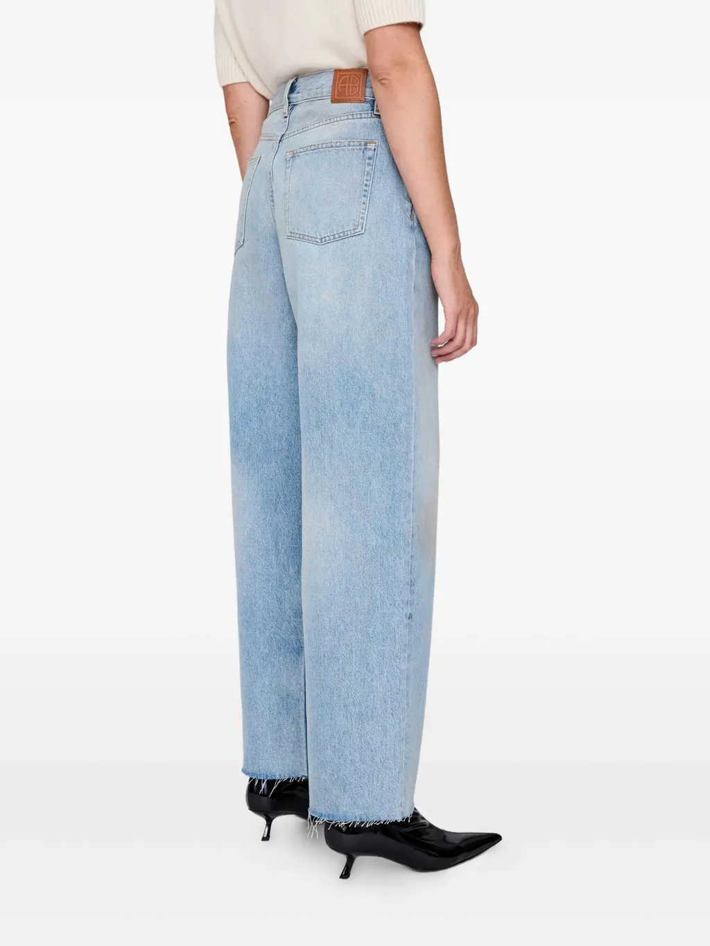 Manon Frayed-Hem Jeans