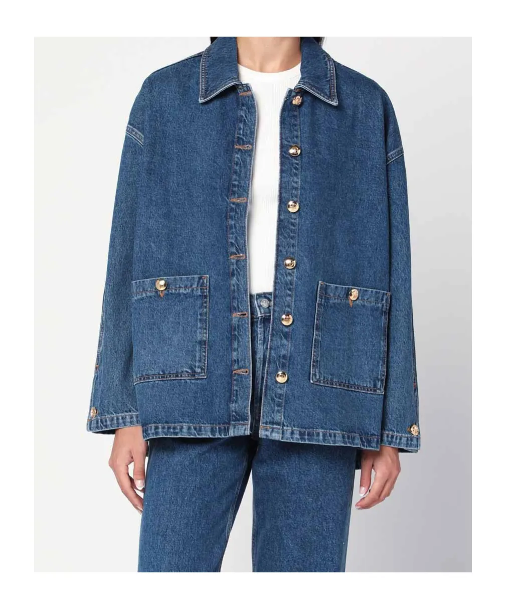 Buttoned Denim Jacket