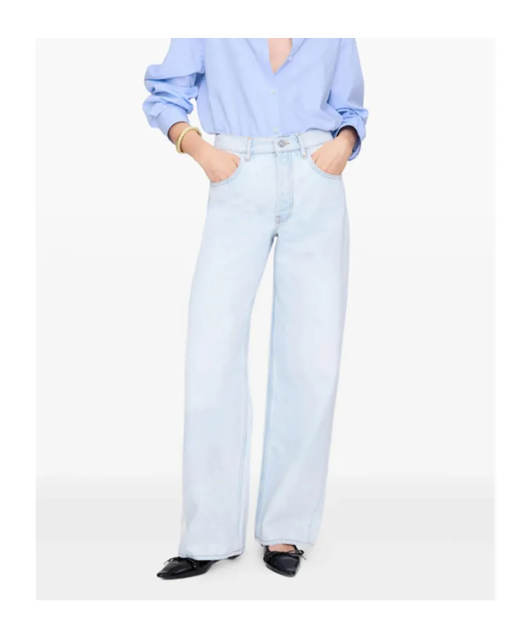 Manon High Waist Wide-Leg Jeans