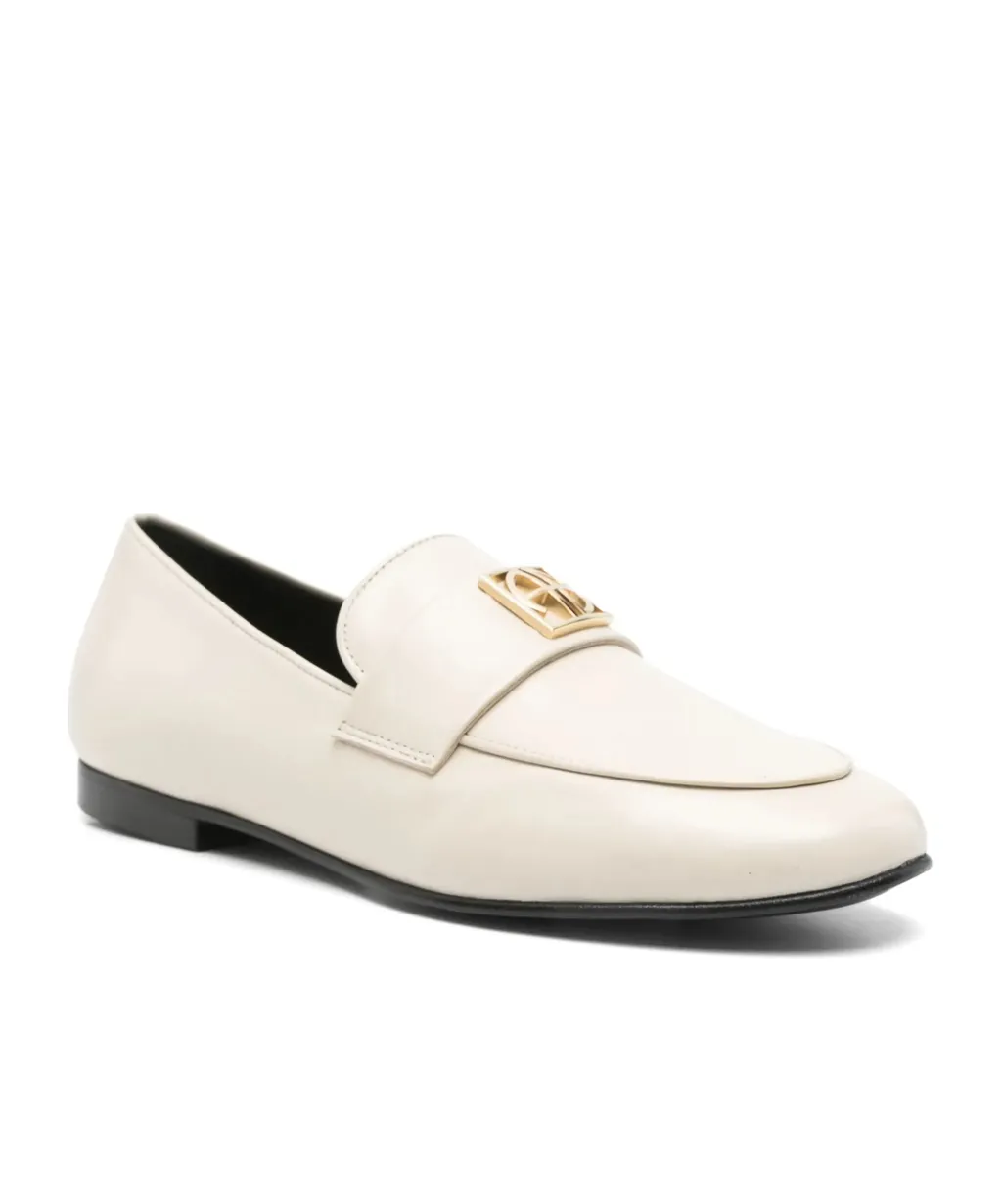 Logo Plaque Loafers