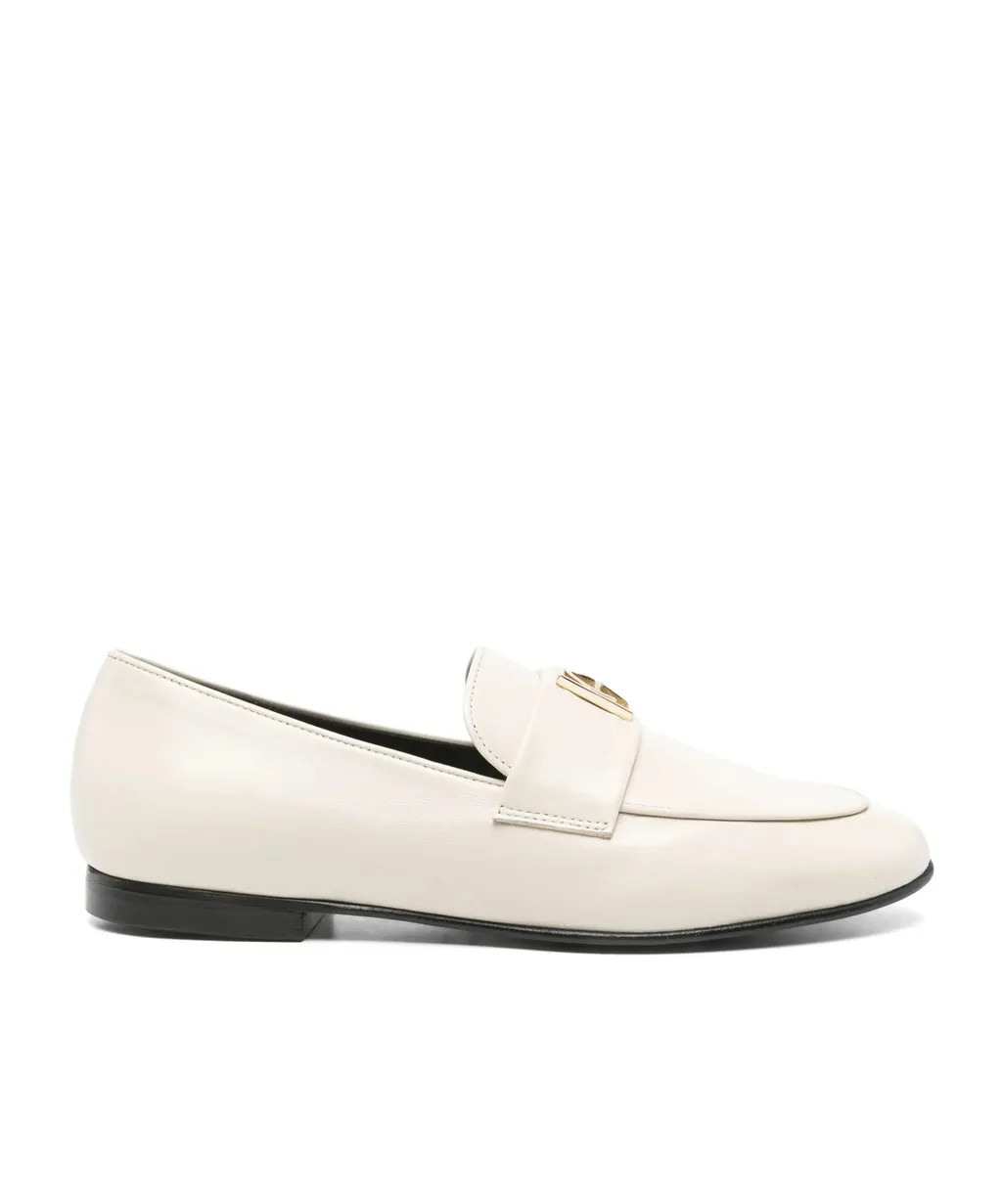 Logo Plaque Loafers