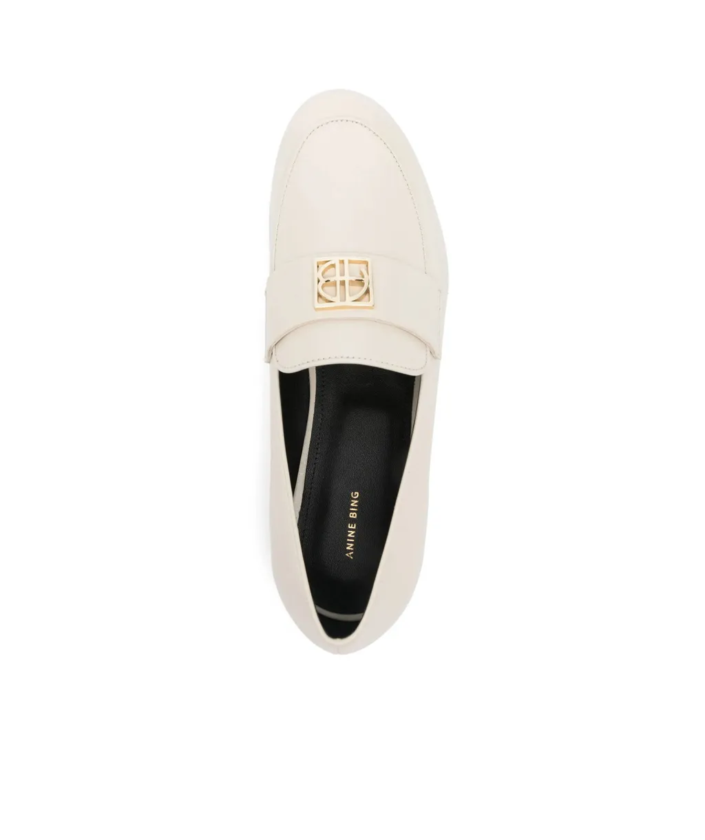 Logo Plaque Loafers